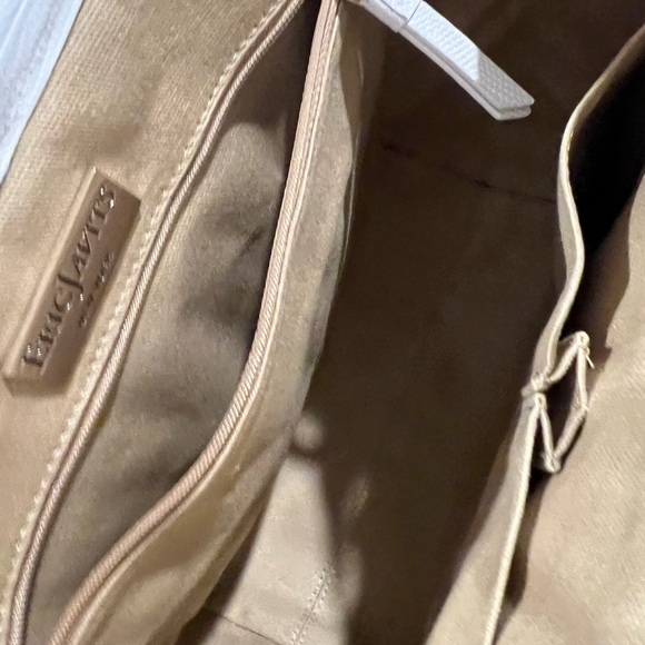 Eric Javits White and Brown Woven Tote - Picture 2 of 13